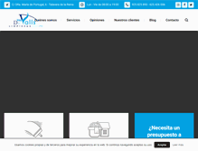 Tablet Screenshot of limpiezasdelvalls.com